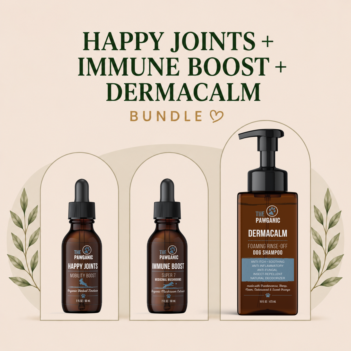 Dog Joint Support Bundle – Mobility, Immune Support & Skin Care